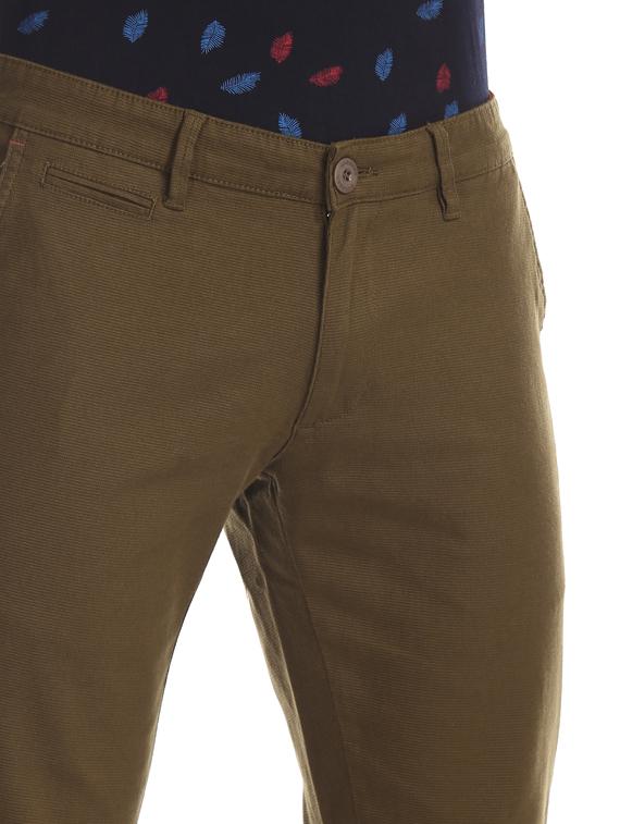brown solid chinos - 17574586 - Zoom Image - 5