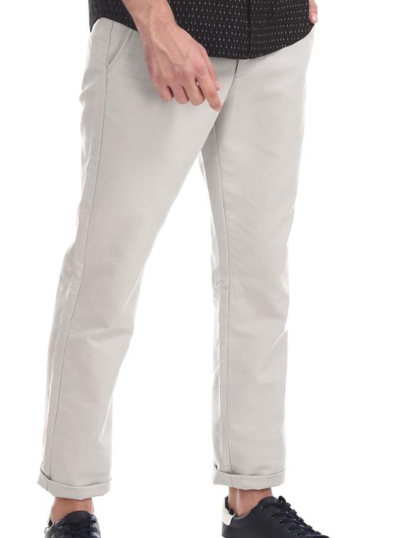 grey solid chinos - 17574594 - Zoom Image - 1