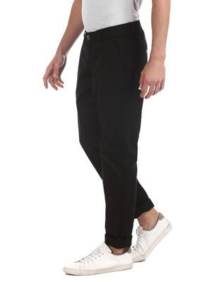 black solid chinos - 17574600 - Standard Image - 2