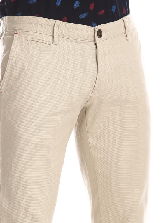 beige solid chinos - 17574633 - Zoom Image - 5