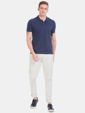 grey solid chinos - 17574674 - Standard Image - 4