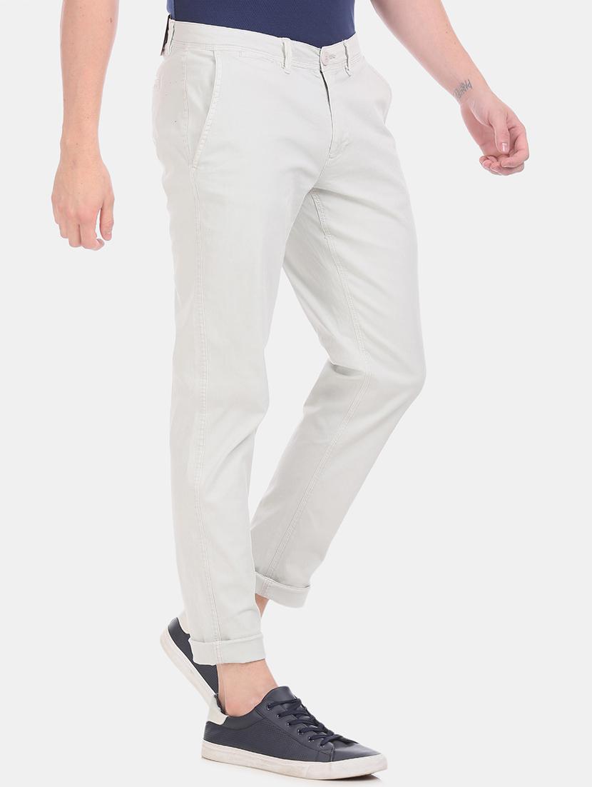 grey solid chinos - 17574674 - Zoom Image - 1