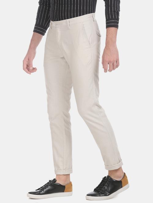 grey solid chinos - 17574690 - Standard Image - 1