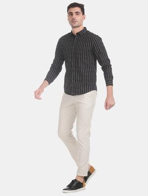 grey solid chinos - 17574690 - Standard Image - 4