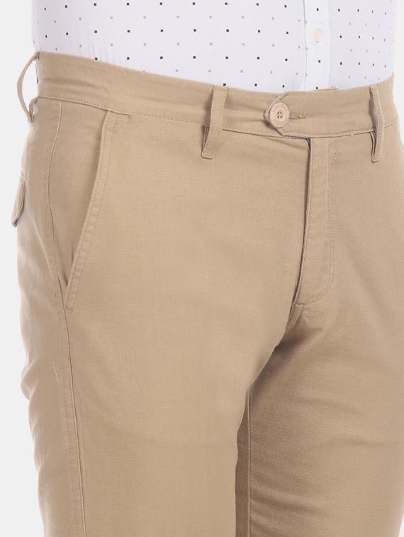 brown solid chinos - 17574698 - Zoom Image - 5