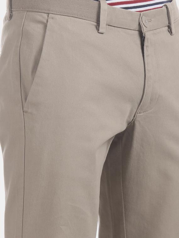 beige solid chinos - 17574731 - Zoom Image - 5