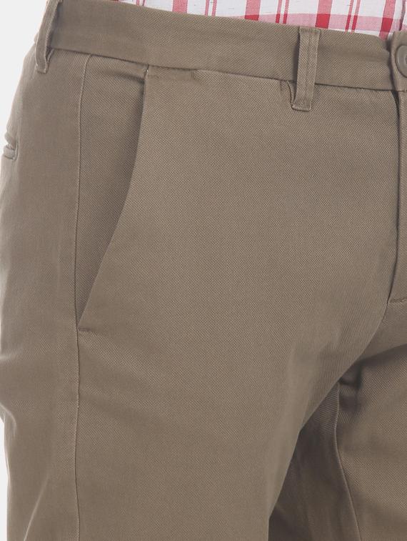 brown solid chinos - 17574767 - Zoom Image - 5