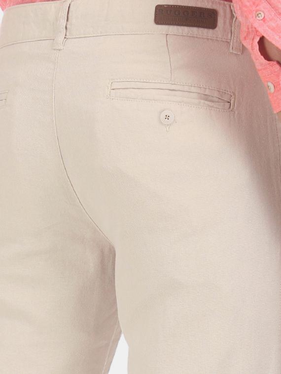 beige solid chinos - 17574782 - Zoom Image - 5
