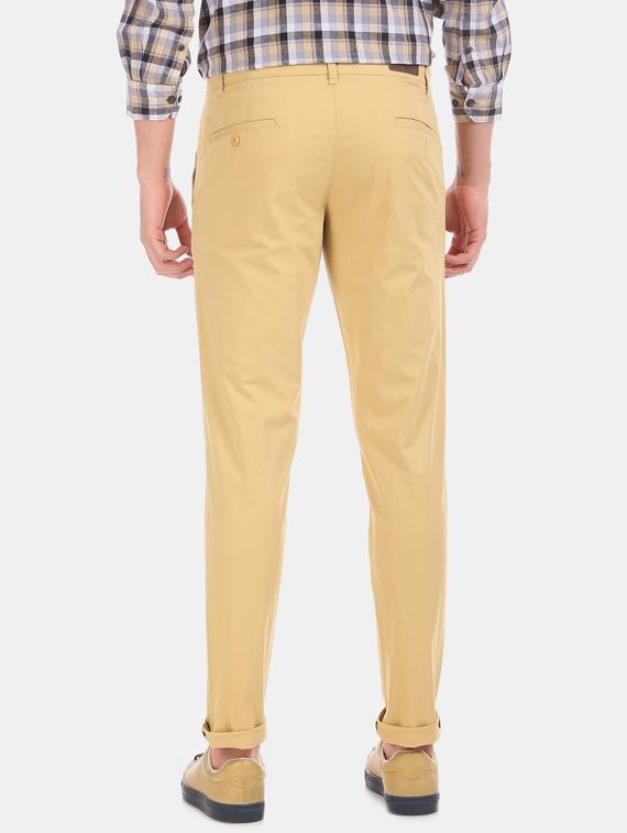 yellow solid chinos - 17574801 - Zoom Image - 3