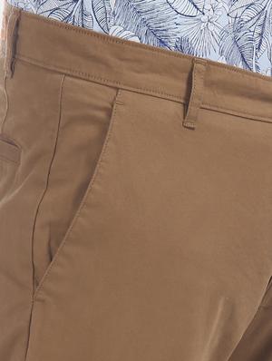 brown solid chinos - 17574809 - Standard Image - 5