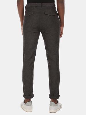 black solid chinos - 17574823 - Standard Image - 2