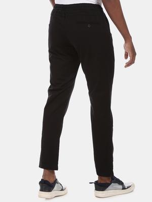 black solid chinos - 17574836 - Standard Image - 2
