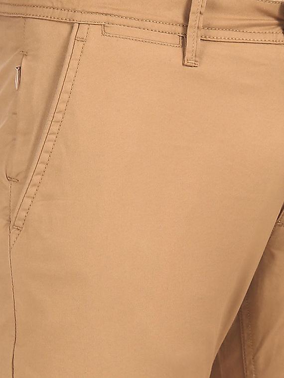 brown solid chinos - 17574843 - Zoom Image - 5
