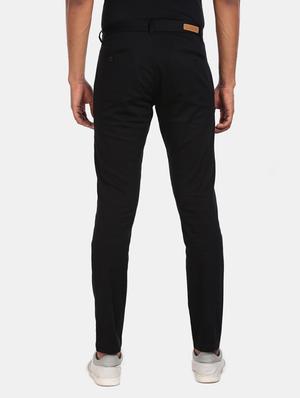 black solid chinos - 17574847 - Standard Image - 3
