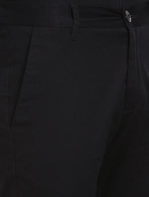 black solid chinos - 17574847 - Standard Image - 5
