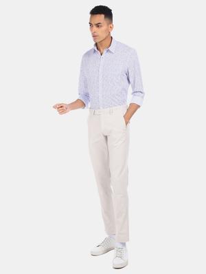 white solid chinos - 17574855 - Standard Image - 3