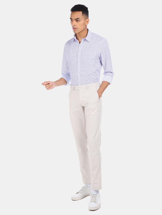 white solid chinos - 17574855 - Zoom Image - 3
