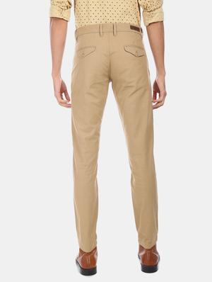 brown solid chinos - 17574857 - Standard Image - 3