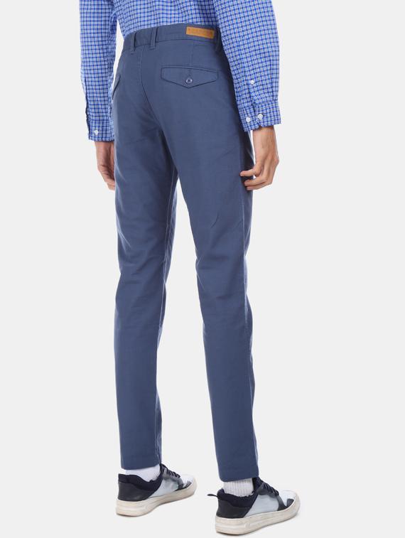 blue solid chinos - 17574860 - Zoom Image - 3