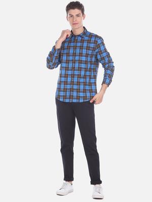 black solid chinos casual trouser - 17574868 - Standard Image - 4