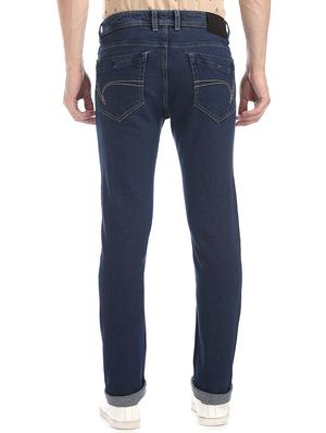 navy blue plain denim jeans - 17575025 - Standard Image - 3