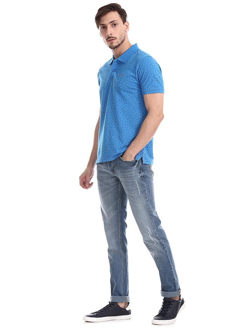 blue light washed denim jeans - 17575030 - Zoom Image - 4