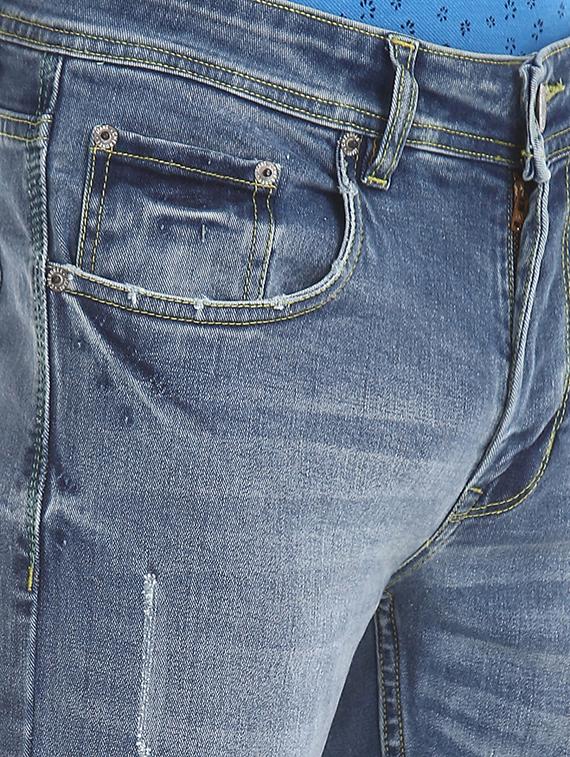 blue light washed denim jeans - 17575030 - Zoom Image - 5
