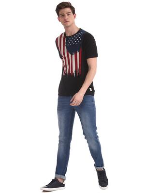 blue light washed denim jeans - 17575069 - Standard Image - 4