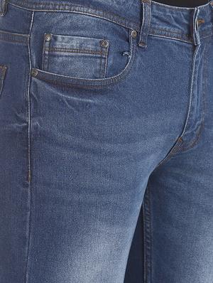 blue light washed denim jeans - 17575069 - Standard Image - 5