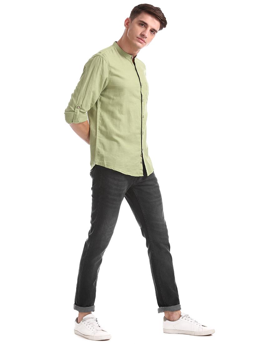 grey light washed denim jeans - 17575088 - Zoom Image - 3