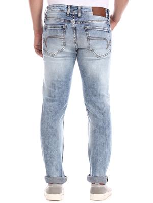 blue heavy washed ripped denim jeans - 17575093 - Standard Image - 3