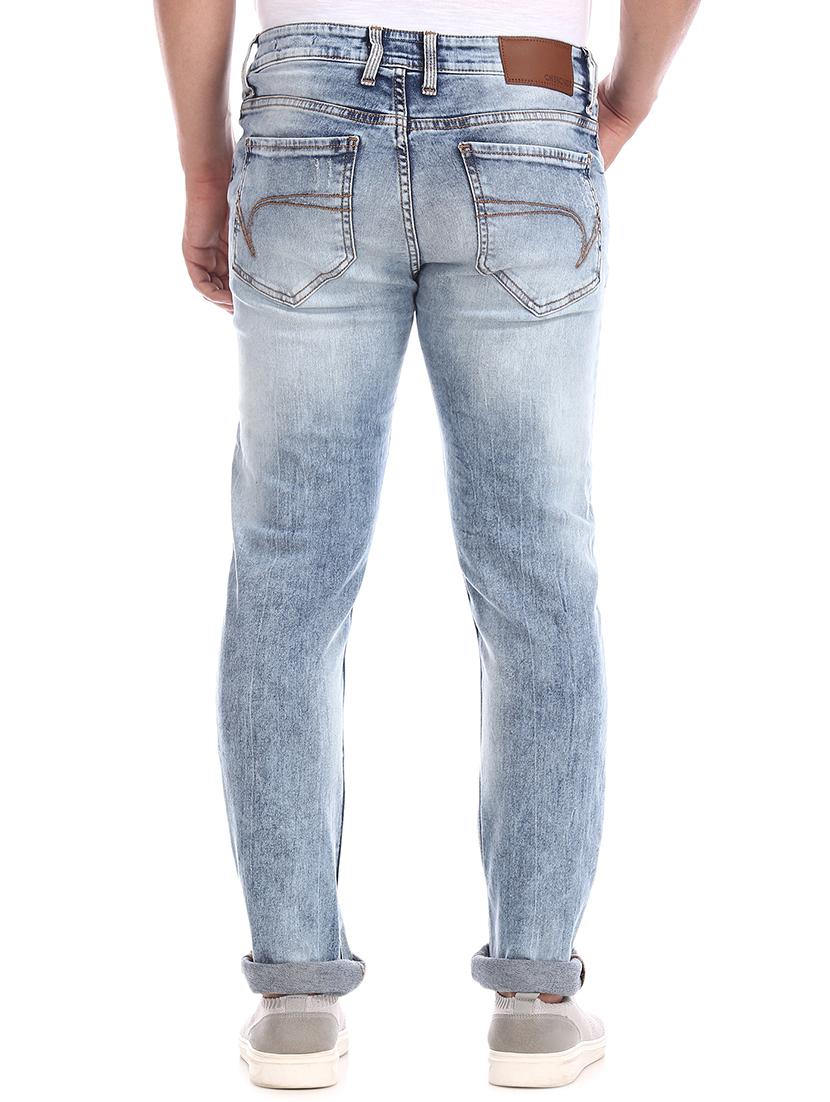 blue heavy washed ripped denim jeans - 17575093 - Zoom Image - 3