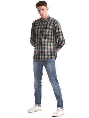blue light washed denim jeans - 17575136 - Standard Image - 3