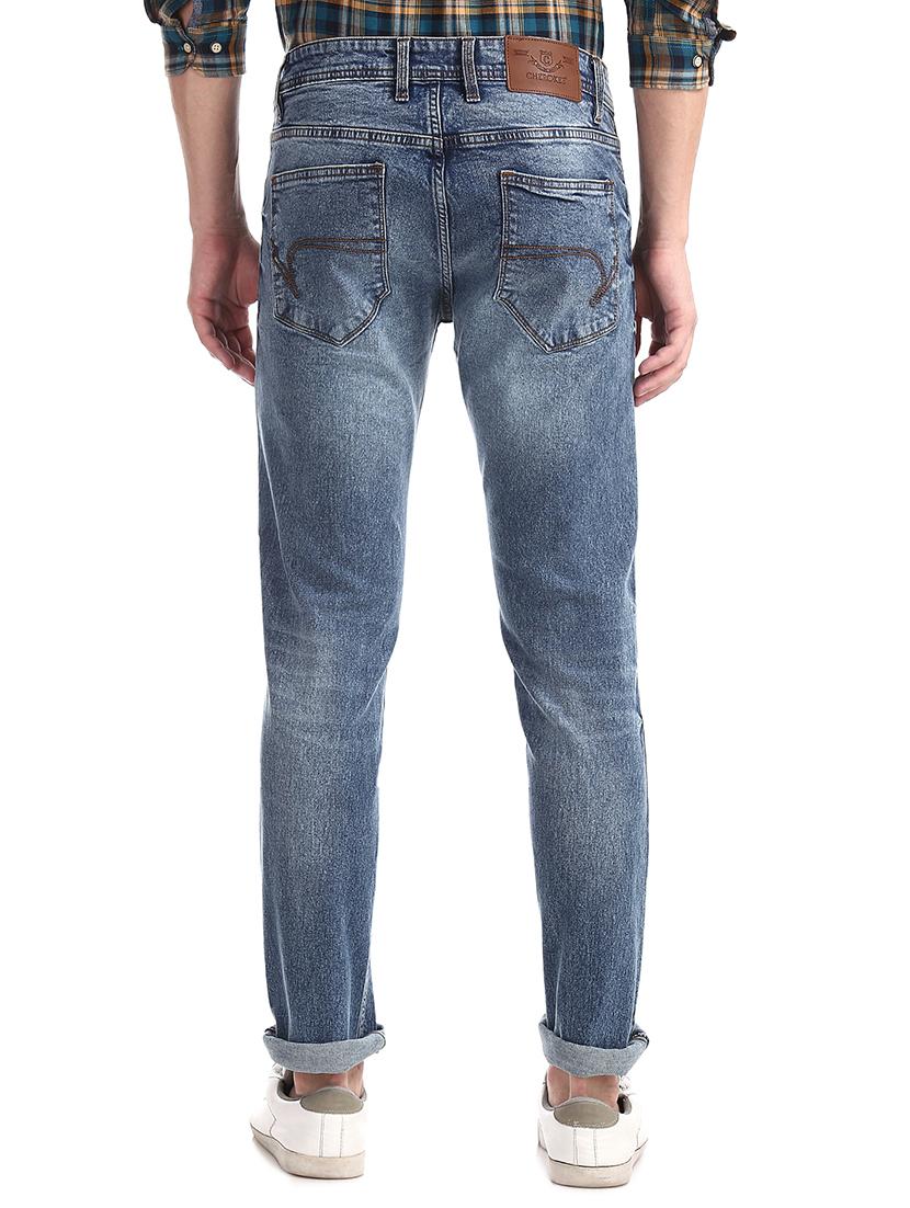 blue light washed denim jeans - 17575136 - Zoom Image - 2