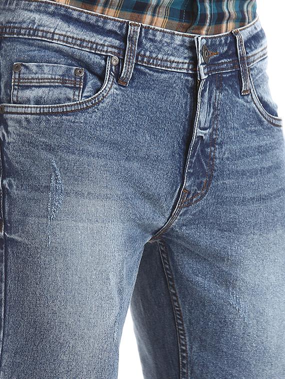 blue light washed denim jeans - 17575136 - Zoom Image - 4