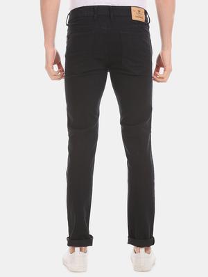 black plain denim jeans - 17575147 - Standard Image - 3