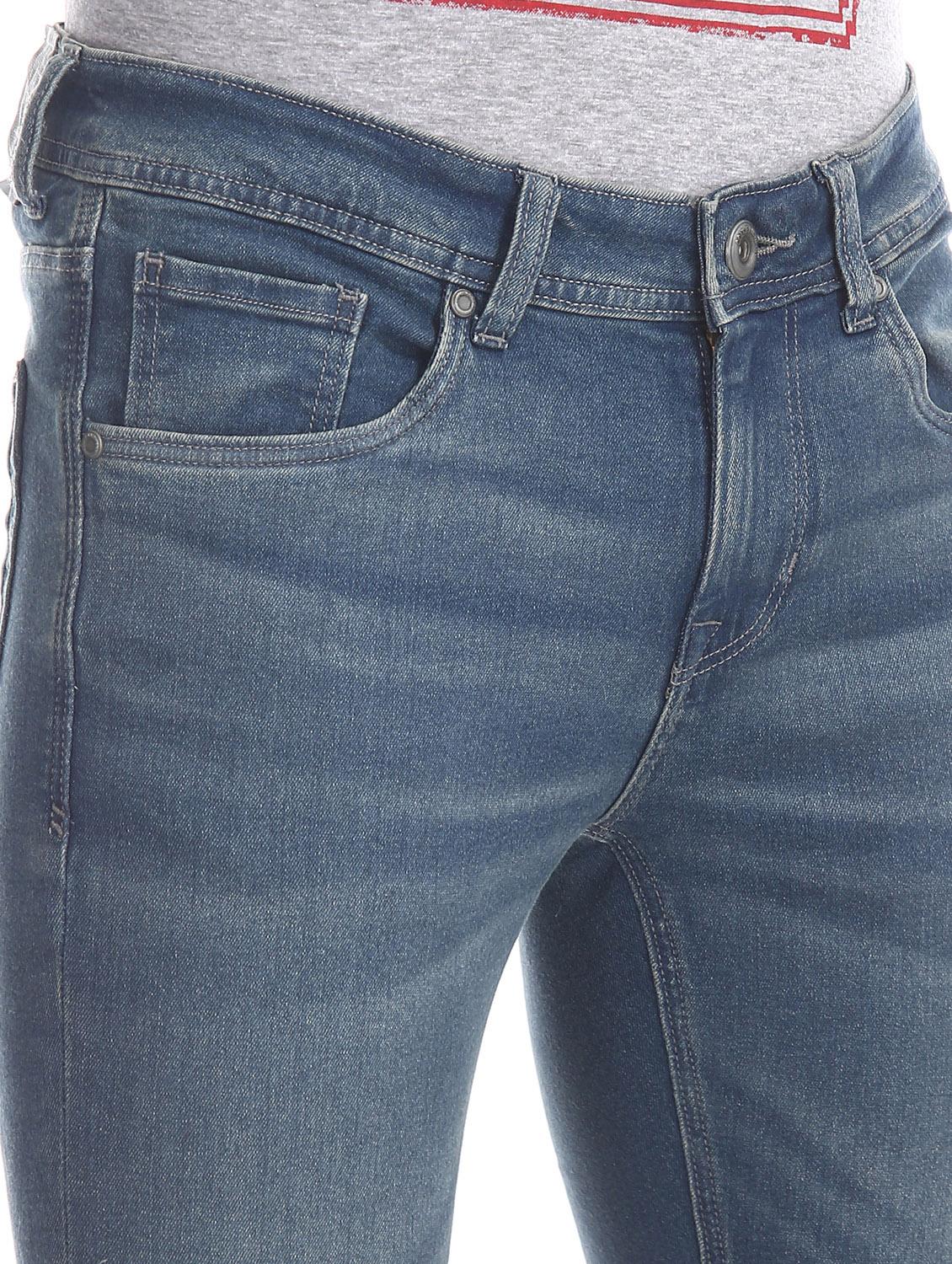 blue light washed denim jeans - 17575170 - Zoom Image - 4