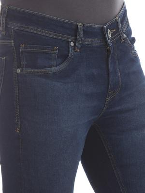 navy blue light washed denim jeans - 17575179 - Standard Image - 5