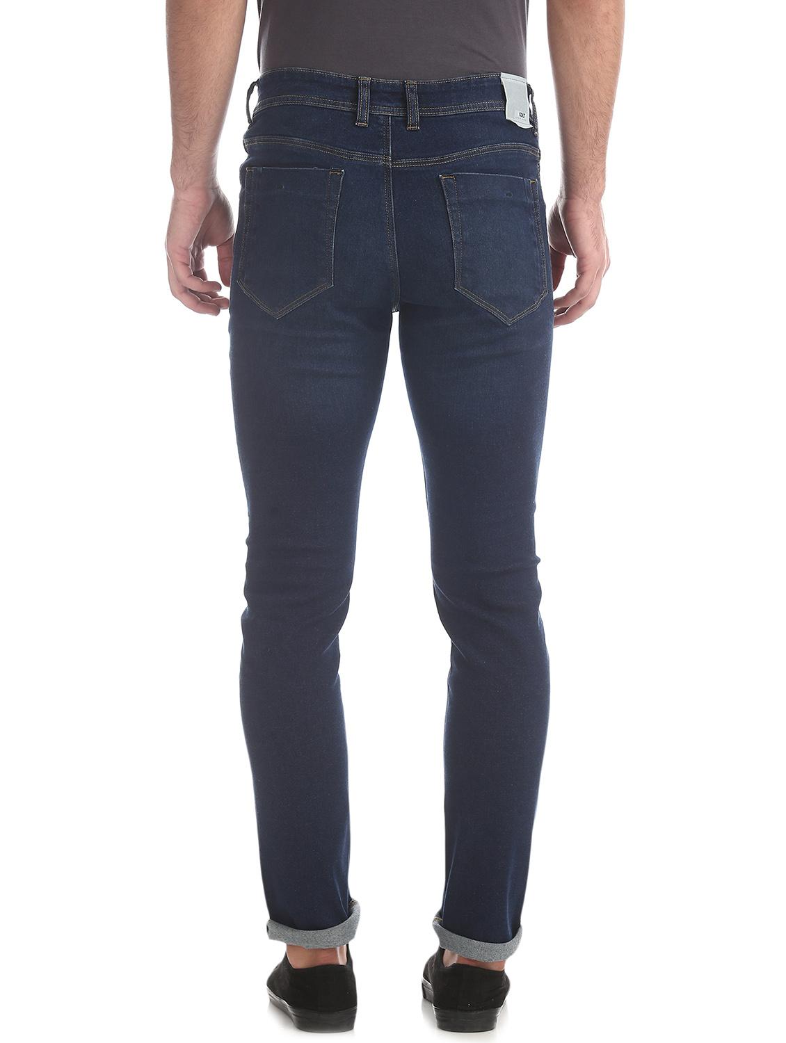 navy blue light washed denim jeans - 17575179 - Zoom Image - 3