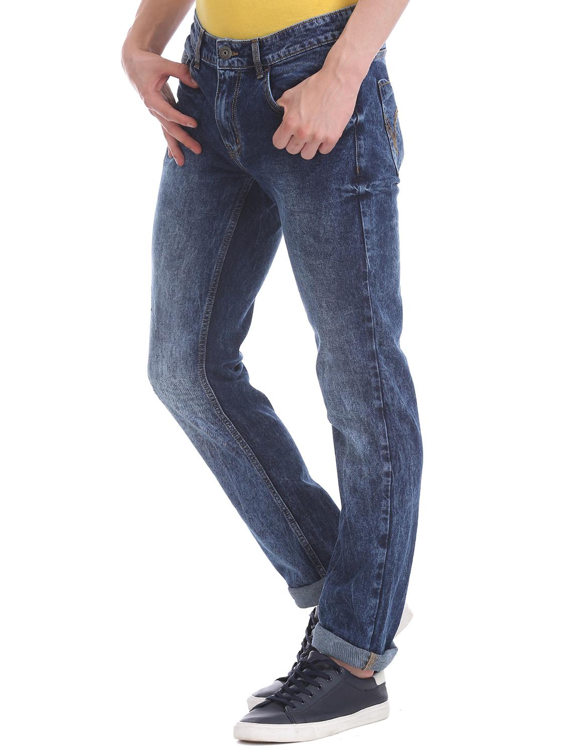 blue light washed jeans - 17575183 - Zoom Image - 2