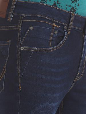 blue plain washed jean - 17575185 - Standard Image - 4