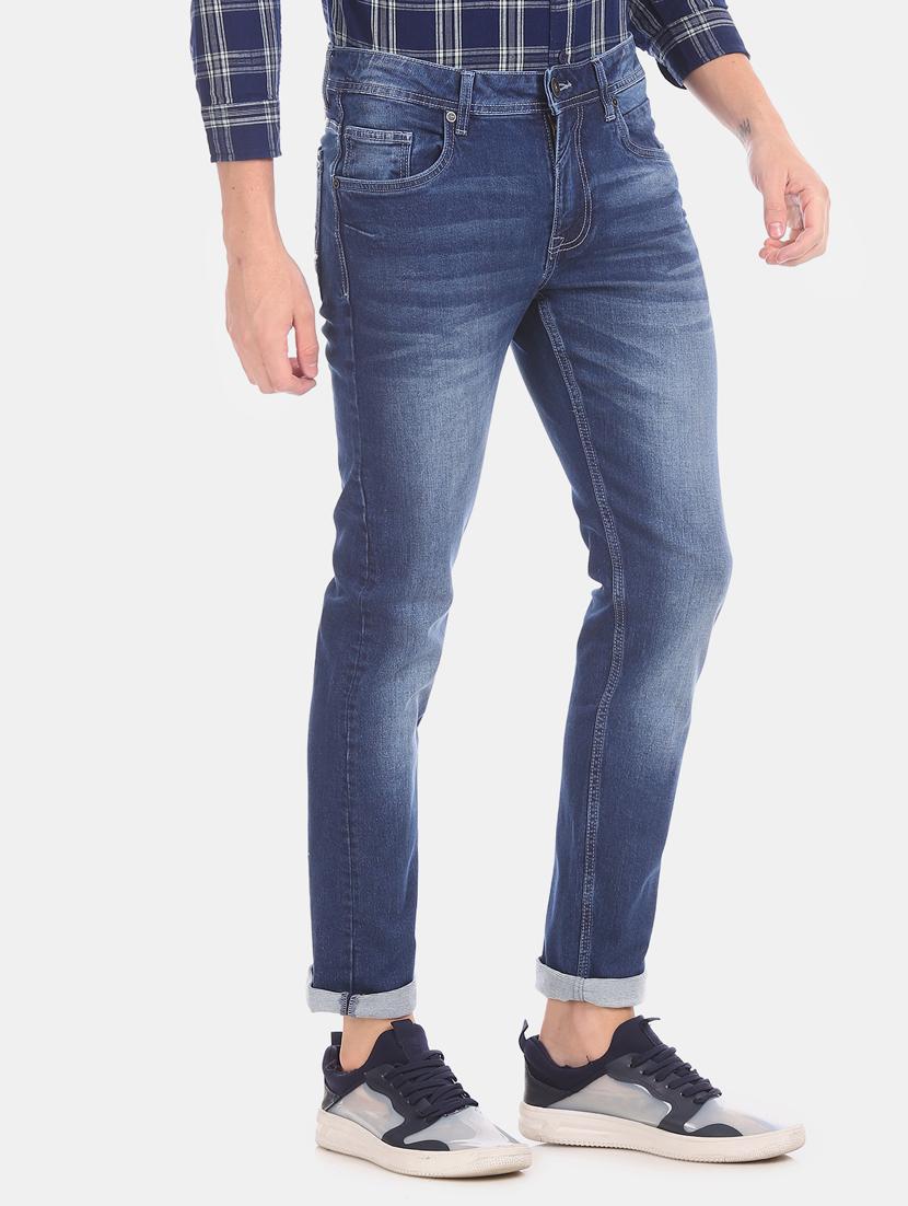 blue light washed denim jeans - 17575198 - Zoom Image - 2