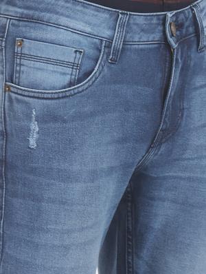 blue light washed denim jeans - 17575200 - Standard Image - 5