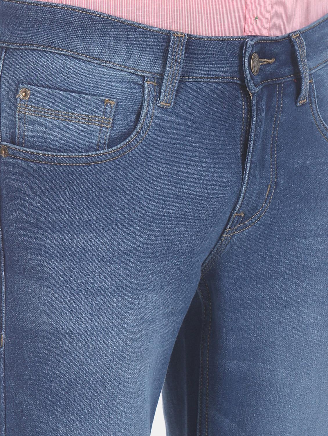 blue light washed denim jeans - 17575204 - Zoom Image - 4