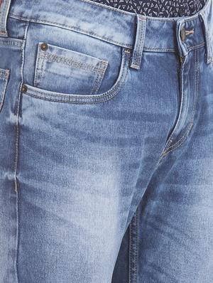 blue light washed denim jeans - 17575209 - Standard Image - 5