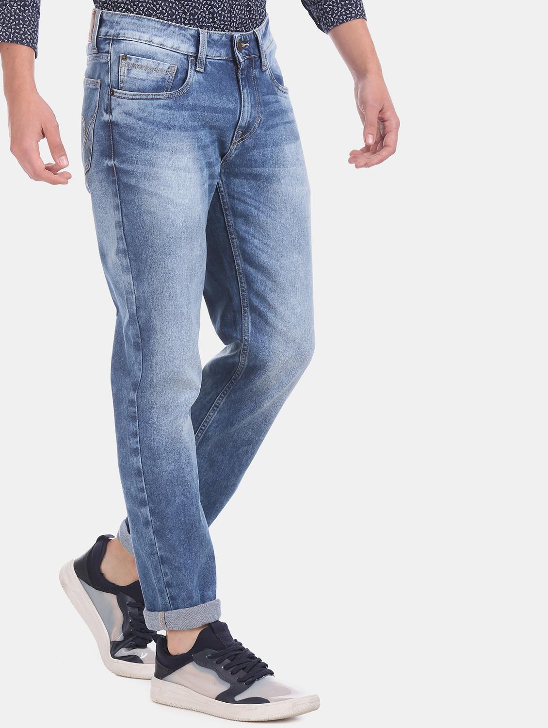 blue light washed denim jeans - 17575209 - Zoom Image - 1