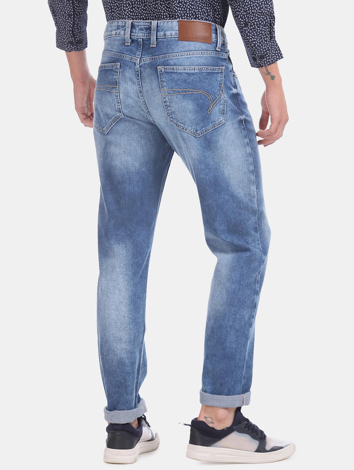 blue light washed denim jeans - 17575209 - Zoom Image - 3