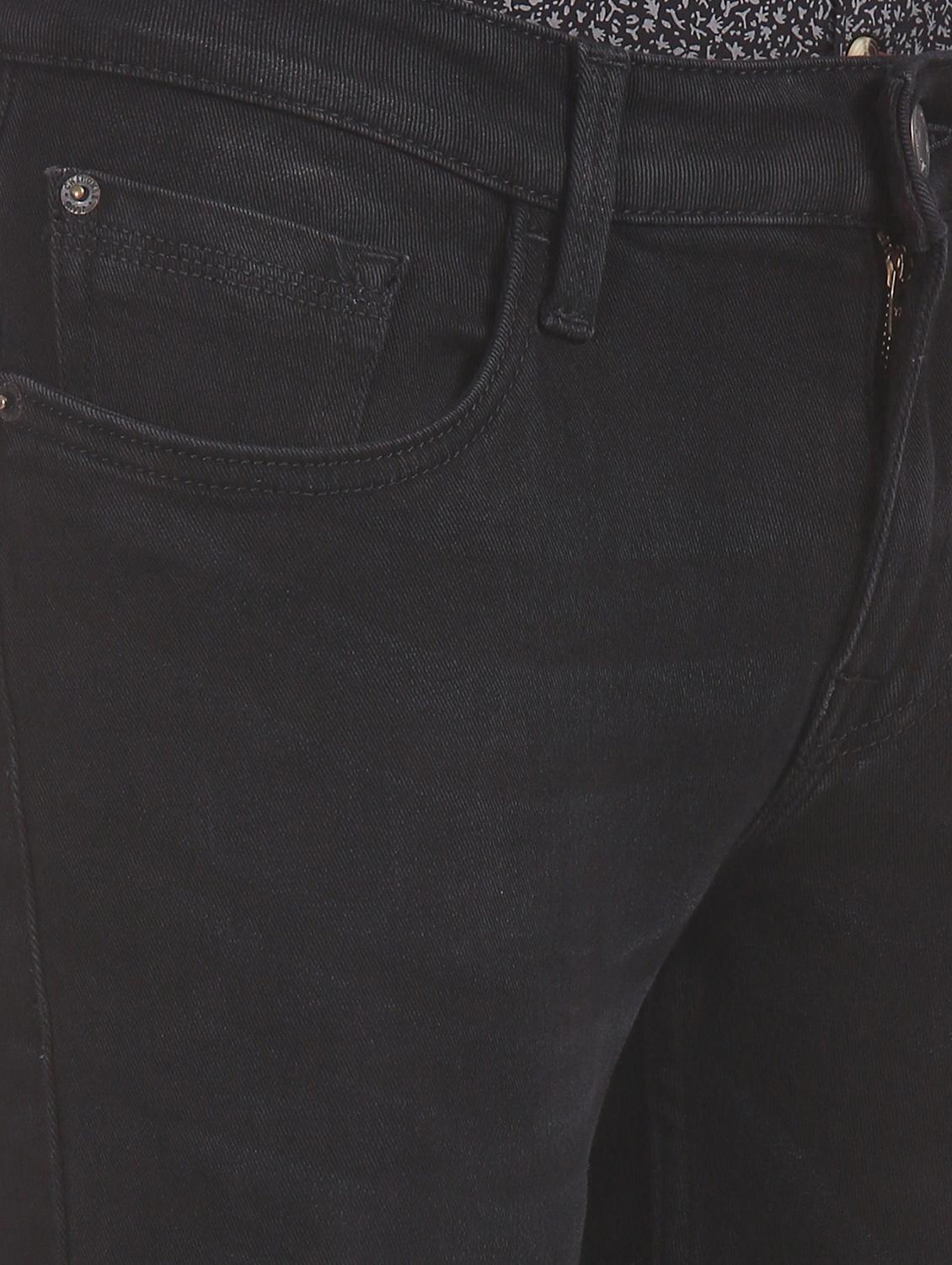 black plain denim jeans - 17575213 - Zoom Image - 4