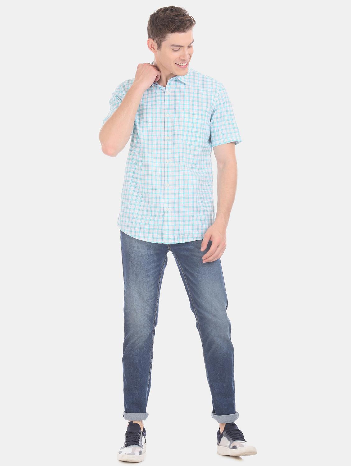 blue light washed jean - 17575240 - Zoom Image - 4
