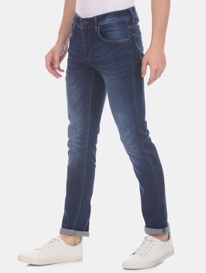 blue light washed denim jeans - 17575263 - Standard Image - 2